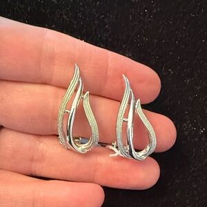 Vintage Sarah Cov Silver Earrings